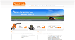 Desktop Screenshot of kraftstoff-info.de